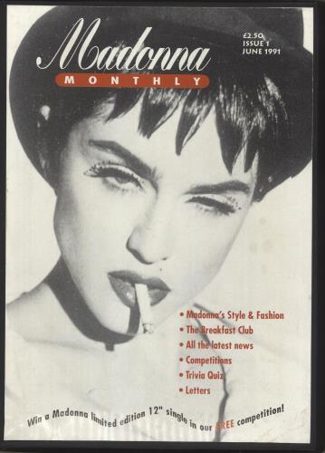 Madonna Madonna Monthly Fanzine Box UK box set (733247)